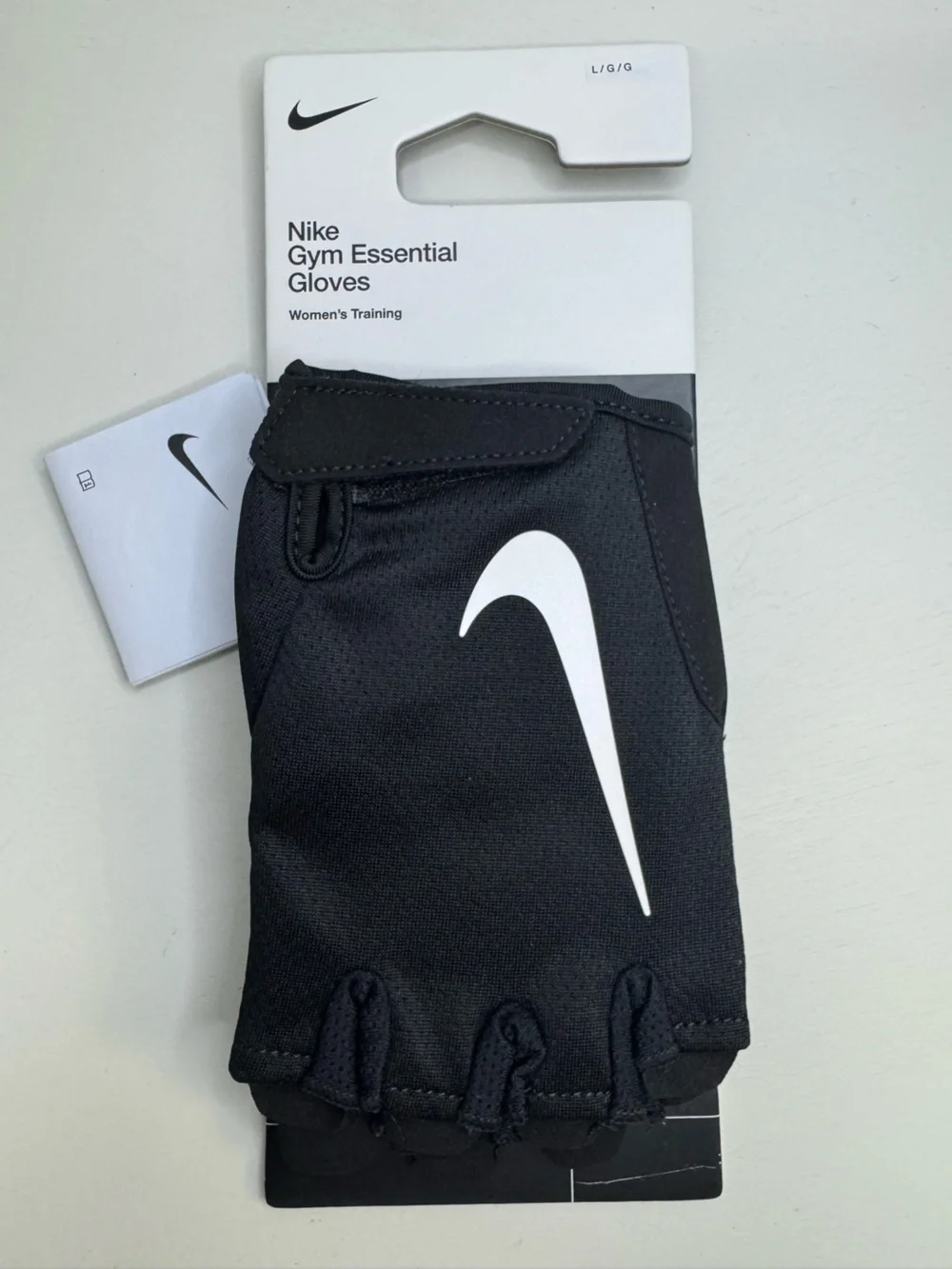 Nike Women's Training Gloves in Black with White Swoosh